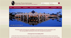 Desktop Screenshot of masterclubadvisors.com